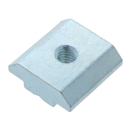 Piuliţă profil T zinc 8mm M4 | Electronic-mag.ro | Componente Electronice