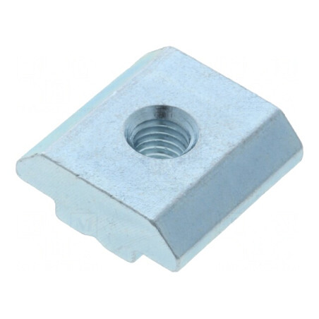Piuliță oțel zinc M5 pentru profil 8mm | Electronic-mag.ro | Componente Electronice