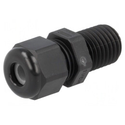 Garnitură de etanșare cu filet M12 neagră IP68 | Electronic-mag.ro | Componente Electronice