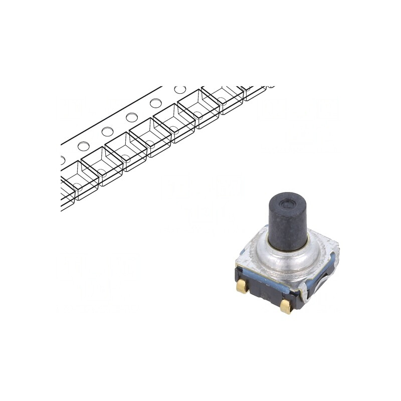 Microîntrerupător TACT SPST-NO 0,05A 32VDC SMT | Electronic-mag.ro | Componente Electronice