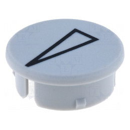 Capac Gri cu Indicator Poliamidă -20÷70°C | Electronic-mag.ro | Componente Electronice