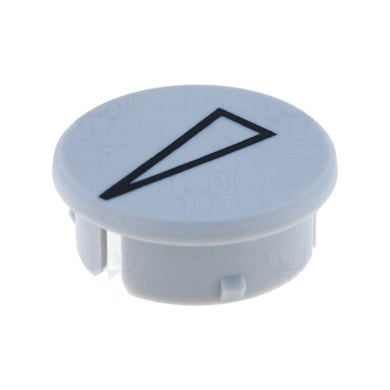 Capac Gri cu Indicator Poliamidă -20÷70°C | Electronic-mag.ro | Componente Electronice
