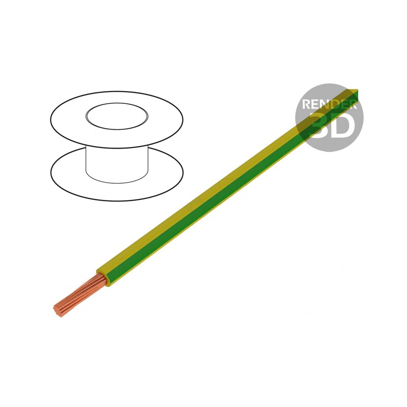 Cablu Electric 1mm2 PVC Galben-Verde 300V/500V | Electronic-mag.ro | Componente Electronice Cablu Electric 1mm2 PVC Galben-Verde 300V/500V | Electronic-mag.ro | Componente Electronice