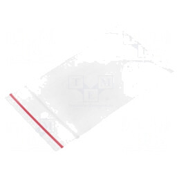 Pungă cu fermoar 80mm x 60mm 40um polietilenă | Electronic-mag.ro | Componente Electronice