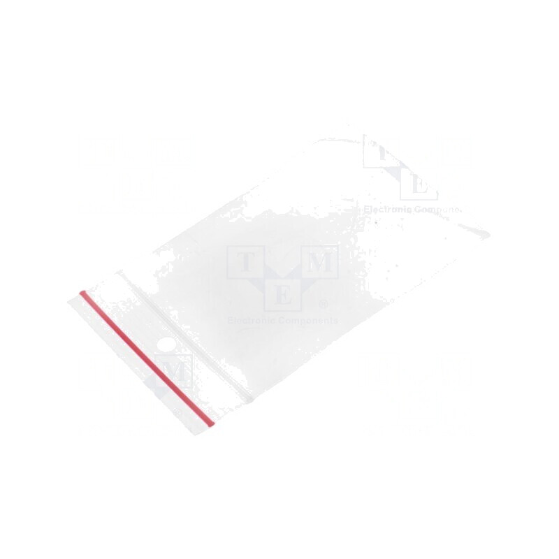 Pungă cu fermoar 80mm x 60mm 40um polietilenă | Electronic-mag.ro | Componente Electronice
