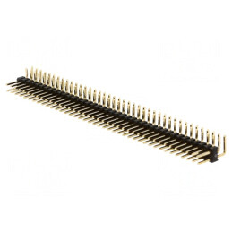 Conector pini tată 80 pini 90° 2,54mm THT | Electronic-mag.ro | Componente Electronice