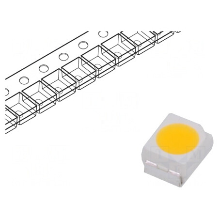 LED SMD 3528 Alb Cald 2700K | Electronic-mag.ro | Componente Electronice