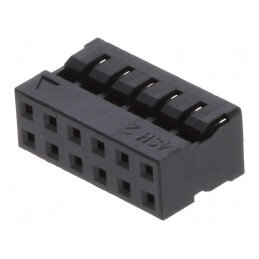 Mufă cablu-placă mamă 12 pini 2mm Milli-Grid | Electronic-mag.ro | Componente Electronice