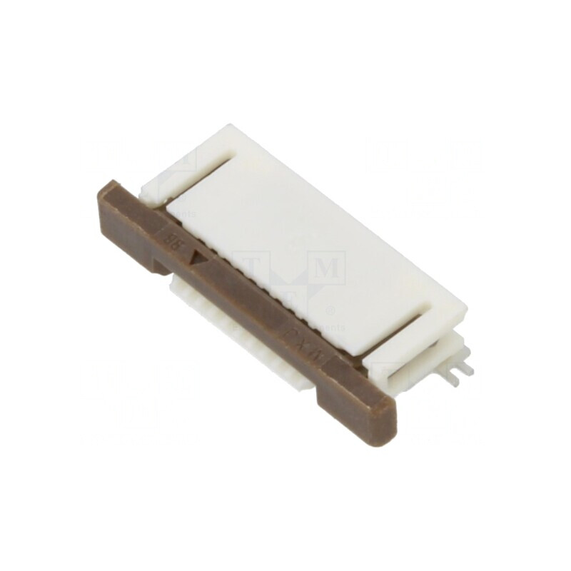Conector FFC/FPC Orizontal 10P ZIF | Electronic-mag.ro | Componente Electronice