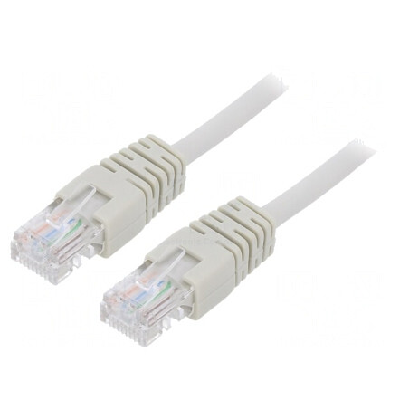 Patch cord U/UTP 5e gri 1m 26AWG | Electronic-mag.ro | Componente Electronice