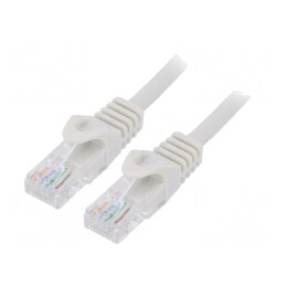 Patch Cord UTP Cat6 Gri 0.25m Cablexpert | Electronic-mag.ro | Componente Electronice