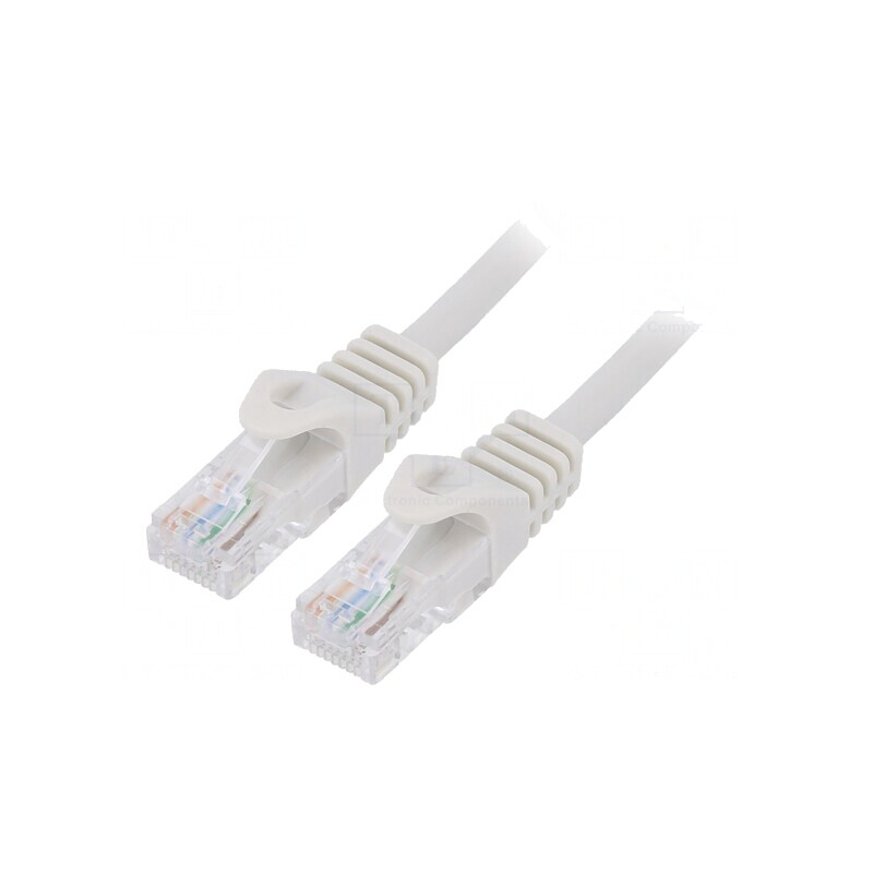 Patch Cord UTP Cat6 Gri 0.25m Cablexpert | Electronic-mag.ro | Componente Electronice