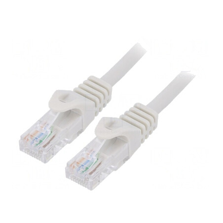 Patch Cord UTP Cat6 Gri 0.25m Cablexpert | Electronic-mag.ro | Componente Electronice