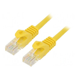 Patch Cord Ethernet Galben 0,25m Cat6 | Electronic-mag.ro | Componente Electronice