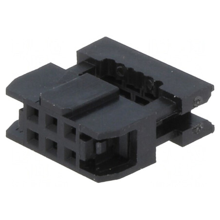 Mufă IDC Mamă 6 PIN Aurită 1mm Fără Presare | Electronic-mag.ro | Componente Electronice