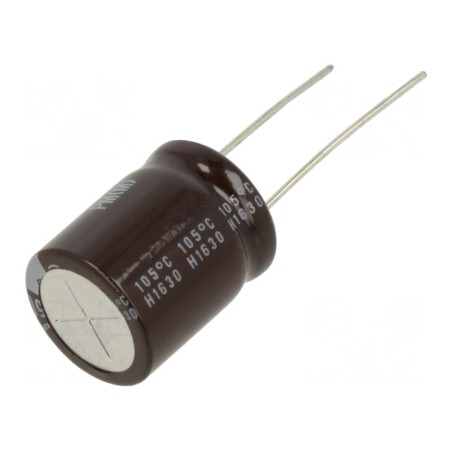 Condensator Electrolitic Low ESR 680uF 50V THT Ø16x20mm | Electronic-mag.ro | Componente Electronice