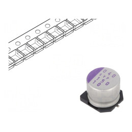 Condensator Polimeric 150uF 10V SMD | Electronic-mag.ro | Componente Electronice