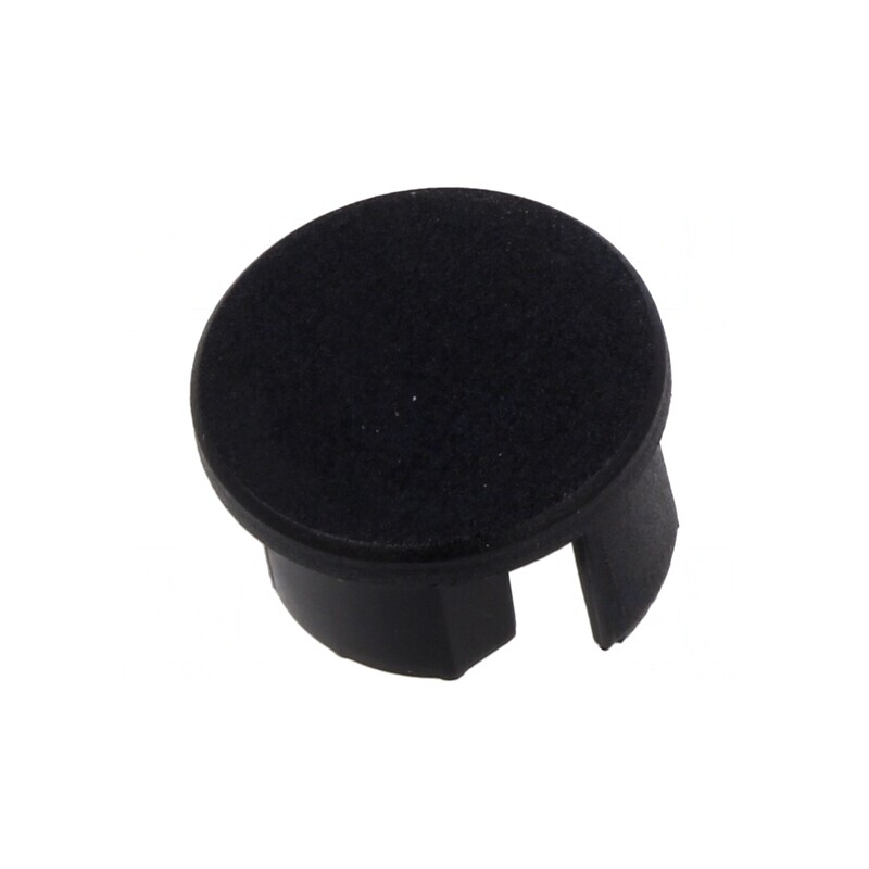 Obturator Negru Rotund pentru Profile LED OLEK | Electronic-mag.ro | Componente Electronice