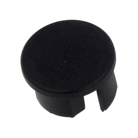 Obturator Negru Rotund pentru Profile LED OLEK | Electronic-mag.ro | Componente Electronice