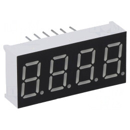 Display LED cu 7 segmente 9,14mm 4 cifre roșu | Electronic-mag.ro | Componente Electronice