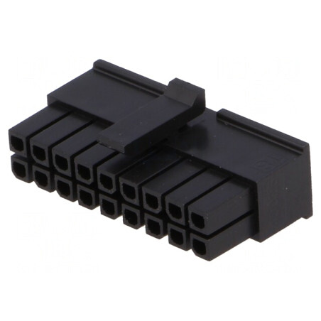 Mufă mamă Micro-Fit 3.0 3mm 18 PIN fără contacte | Electronic-mag.ro | Componente Electronice
