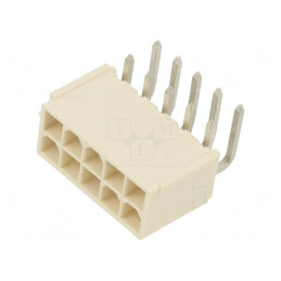 Soclu cablu-placă Mini-Fit Jr 4,2mm 10 pini 13A | Electronic-mag.ro | Componente Electronice