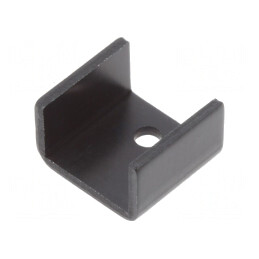 Radiator extrudat negru 14.2x15.8x9.4mm | Electronic-mag.ro | Componente Electronice