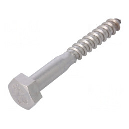 Șurub pentru lemn hexagonal 10x80mm | Electronic-mag.ro | Componente Electronice