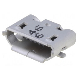 Soclu USB B Micro PCB SMT 5-Pin Orizontal USB 2.0 | Electronic-mag.ro | Componente Electronice