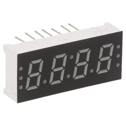 Afișaj LED cu 7 Segmente Roșu 4 Digits | Electronic-mag.ro | Componente Electronice