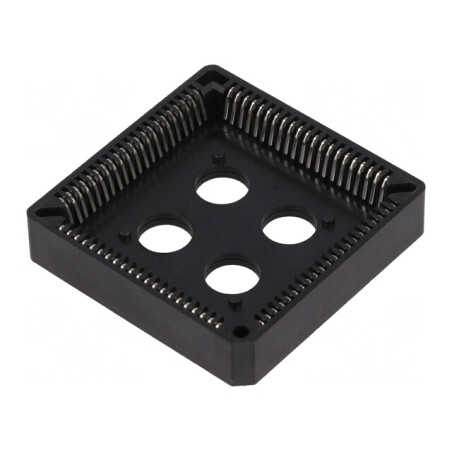 Soclu PLCC84 THT Bronz-Fosfor Cositorit pentru Circuite Integrate | Electronic-mag.ro | Componente Electronice
