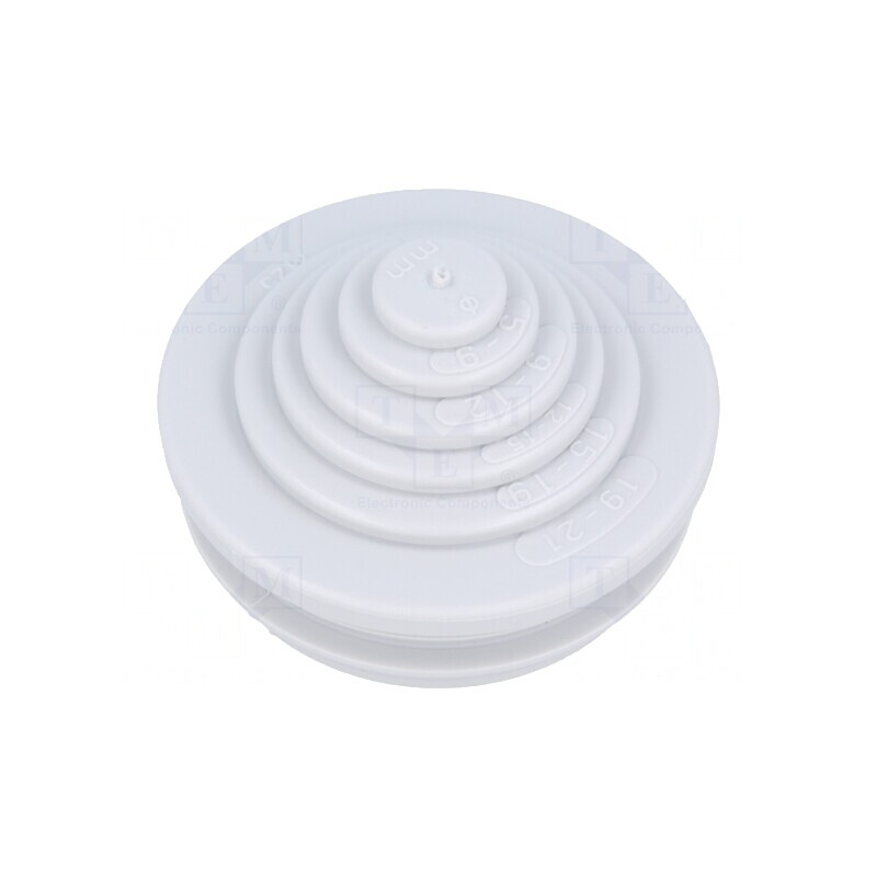 Manșon elastomer termoplastic TPE gri 1,5-4,5mm | Electronic-mag.ro | Componente Electronice