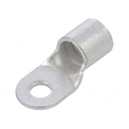 Inel M6 Crimpat pe Cablu Cositorit 35mm2 Cupru 6,5mm | Electronic-mag.ro | Componente Electronice