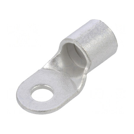 Inel M6 Crimpat pe Cablu Cositorit 35mm2 Cupru 6,5mm | Electronic-mag.ro | Componente Electronice