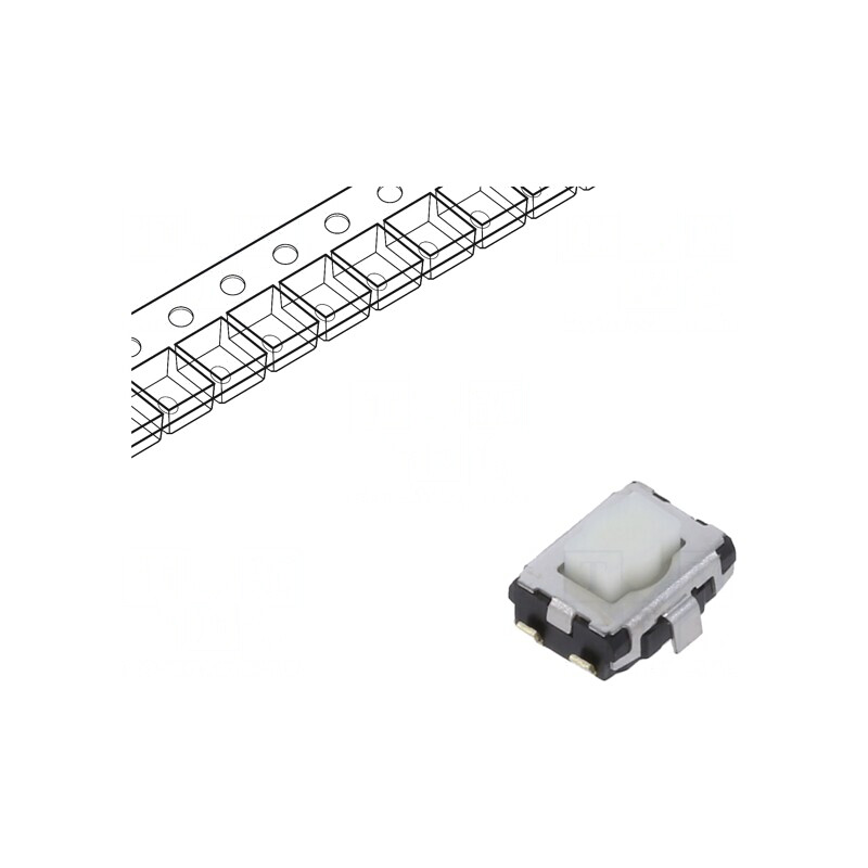 Microîntrerupător TACT SPST 15VDC SMD | Electronic-mag.ro | Componente Electronice