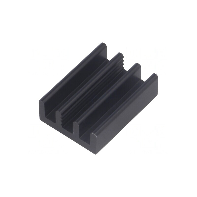 Radiator Aluminiu Negru 19x14x6mm 35K/W | Electronic-mag.ro | Componente Electronice