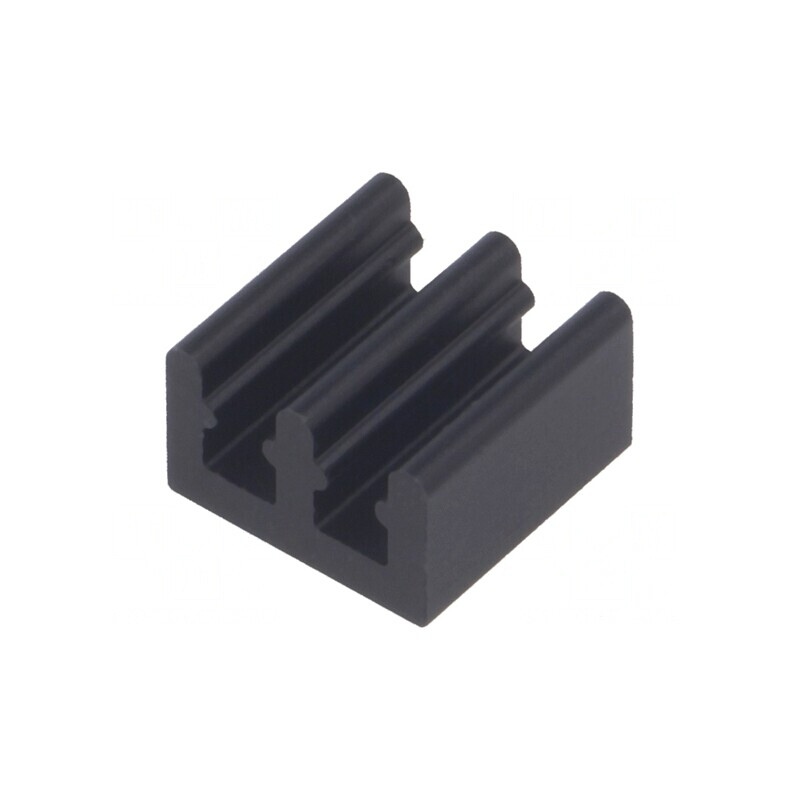 Radiator aluminiu negru 10x10x6mm 70K/W | Electronic-mag.ro | Componente Electronice Radiator aluminiu negru 10x10x6mm 70K/W | Electronic-mag.ro | Componente Electronice