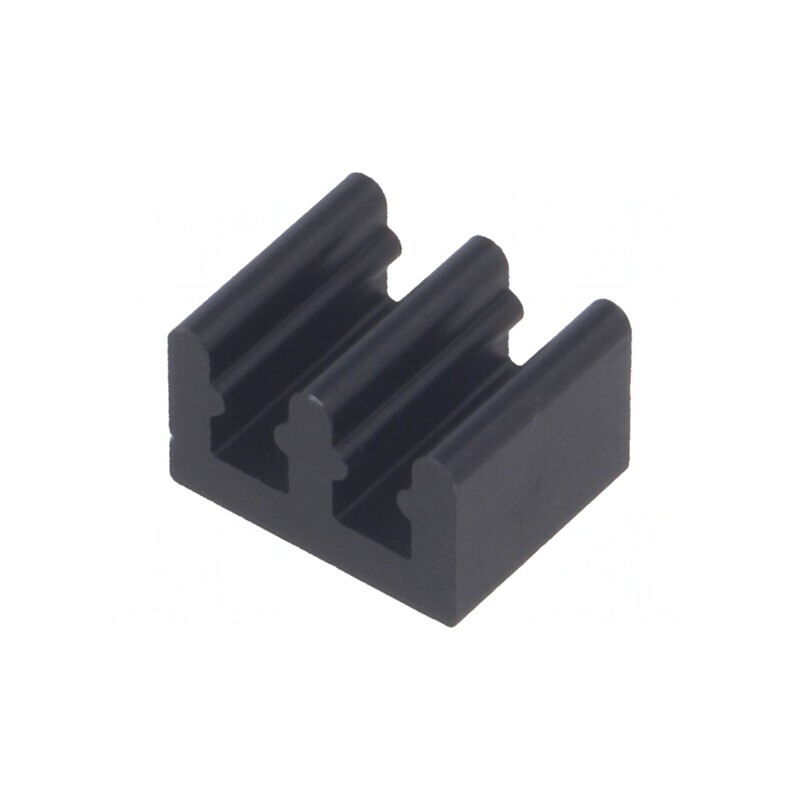 Radiator Aluminiu Negru 8x10x6mm 73K/W | Electronic-mag.ro | Componente Electronice