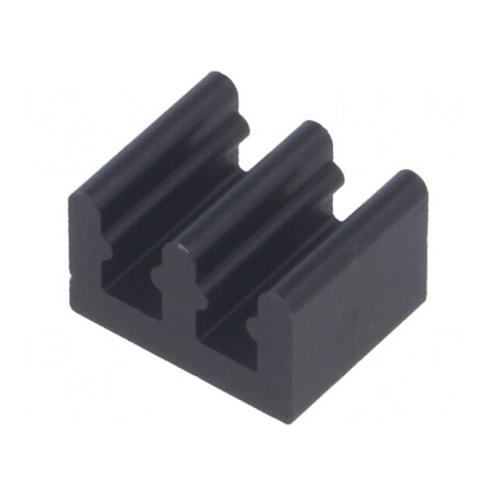 Radiator Aluminiu Negru 8x10x6mm 73K/W | Electronic-mag.ro | Componente Electronice