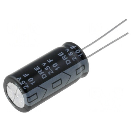 Supercondensator THT 10F 2.5V 12.5x25mm | Electronic-mag.ro | Componente Electronice