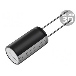 Condensator Electrolitic Bipolar 220uF 35V THT | Electronic-mag.ro | Componente Electronice