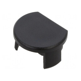 Obturator Profil LED Negru OLEK | Electronic-mag.ro | Componente Electronice