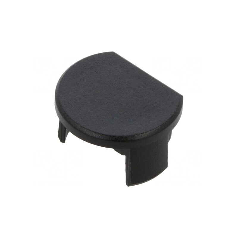 Obturator Profil LED Negru OLEK | Electronic-mag.ro | Componente Electronice