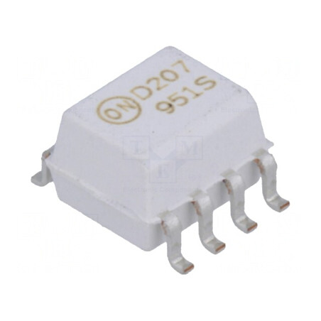 Optocuplor SMD 2 Canale 5.3kV 70V SO8 | Electronic-mag.ro | Componente Electronice