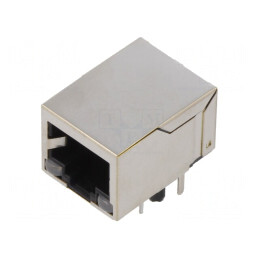 Soclu RJ45 8p8c Ecranat cu LED | Electronic-mag.ro | Componente Electronice