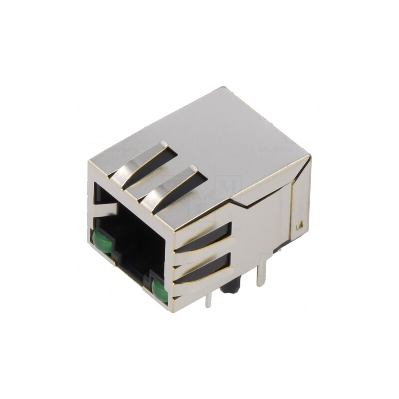 Soclu RJ45 Ecranat cu LED 8p8c THT | Electronic-mag.ro | Componente Electronice Soclu RJ45 Ecranat cu LED 8p8c THT | Electronic-mag.ro | Componente Electronice