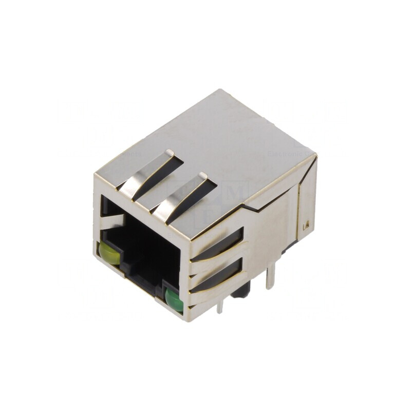 Soclu RJ45 8P8C Ecranat cu LED | Electronic-mag.ro | Componente Electronice Soclu RJ45 8P8C Ecranat cu LED | Electronic-mag.ro | Componente Electronice