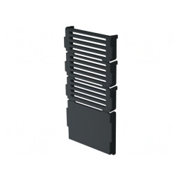 Capac de protecție gri închis Railbox 45 Multilevel | Electronic-mag.ro | Componente Electronice
