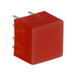 LED Afișaj Roșu 660nm 20-100mcd | Electronic-mag.ro | Componente Electronice