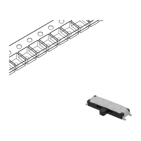 Comutator Glisant 3 Pozitii SMT 0,3A/6VDC | Electronic-mag.ro | Componente Electronice